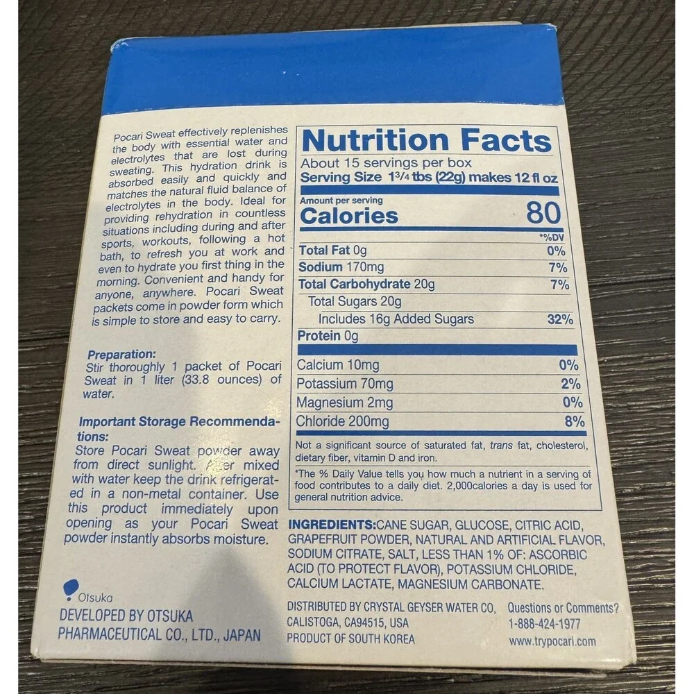 Pocari Sweat Hydration Drink Mix 5 Packet 2027